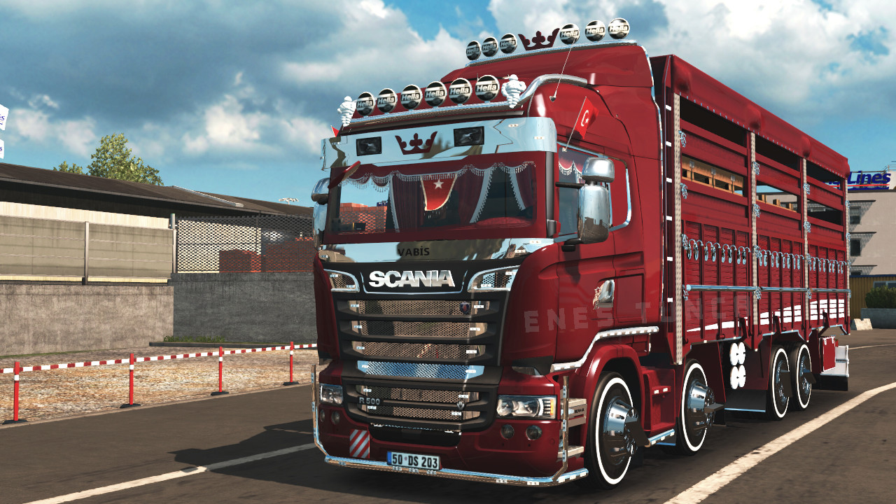 Euro Truck Simulator 2 Scania R500 Kırkayak Kamyon Modu