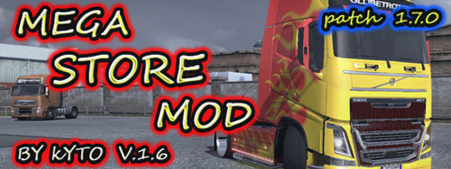 ETS 2 Mod MegaStore Modifiye Paketi v1.6