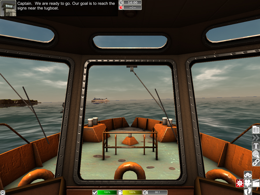 european ship simulator open sea