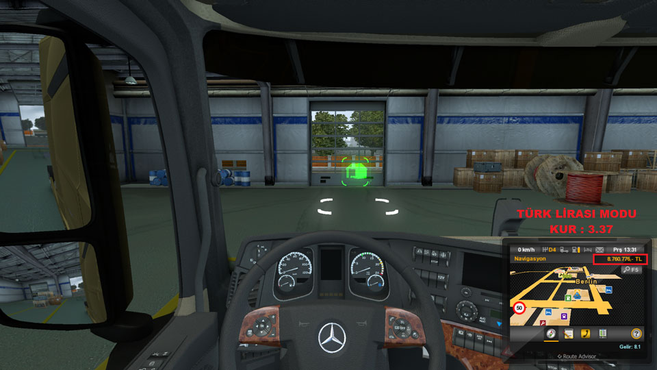 Euro Truck Simulator 2 Türk Lirası Modu [1.21.1]