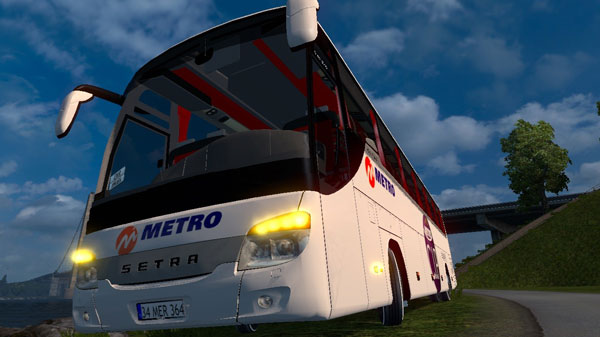 ETS 2 Setra S 416 GTHD için Metro Turizm Cip Otobüsü