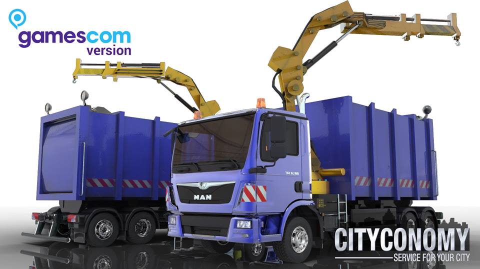 cityconomy-man-glass recycling truck