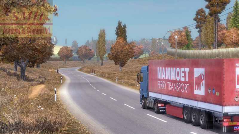 Euro Truck Simulator 2 Grafik ve Çevre Modu &quot;Sonbahar Geliyor v1&quot;