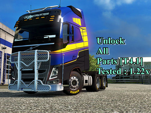 Euro Truck Simulator 2 Bütün Modifiye Parçalarının Kilidini Açma [T4.1]