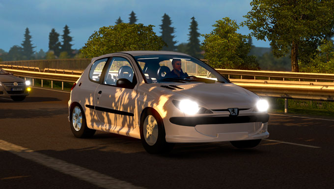 Euro Truck Simulator 2 Peugeot 206 Araba Modu