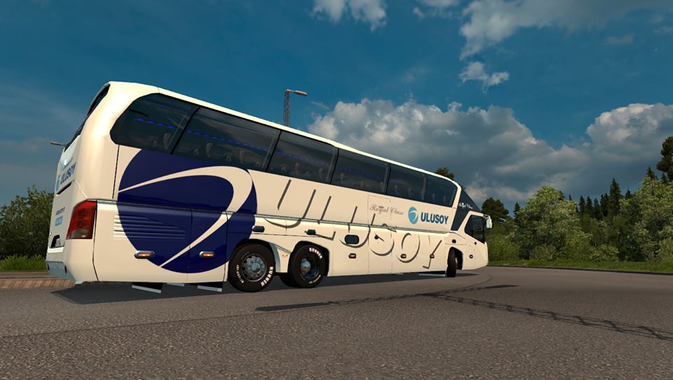 Euro Truck Simulator 2 Neoplan Starliner Otobüs Modu Yenilendi!