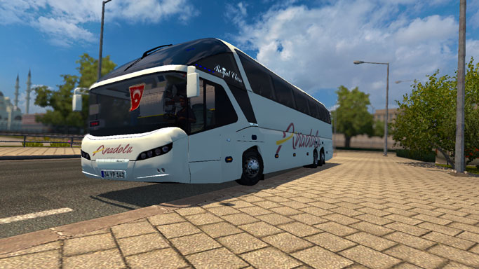 ETS 2 Mod Neoplan Starliner Anadolu Seyahat Otobüs Skini