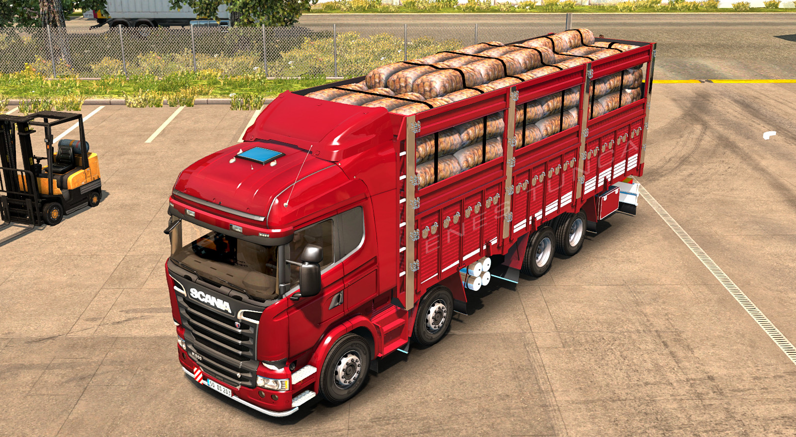 Euro Truck Simulator 2 Scania R500 Kırkayak Kamyon Modu