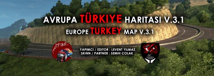 Euro Truck Simulator 2 AvrupaTürkiye Haritası v3.1 Aydın, Muğla