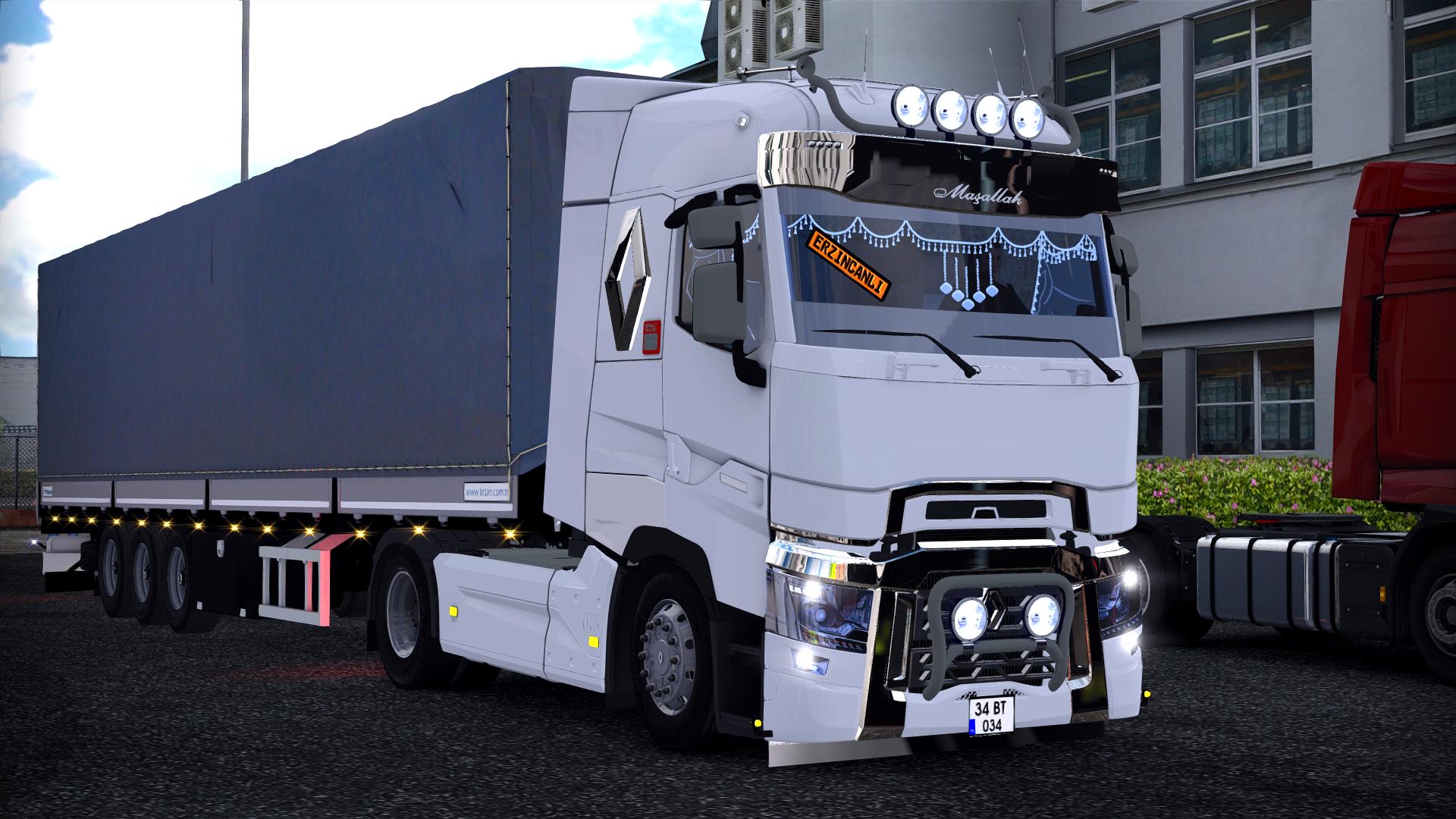Euro Truck Simulator 2 Façalı Renault Range T Modu1 Simülasyon TÜRK