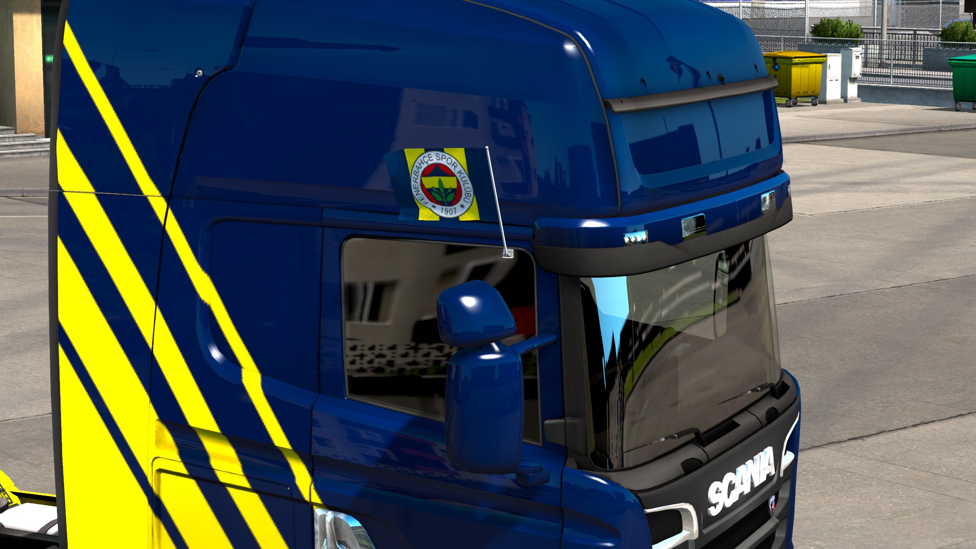 Euro Truck Simulator 2 Fenerbahçe, Galatasaray, Beşiktaş Bayrakları