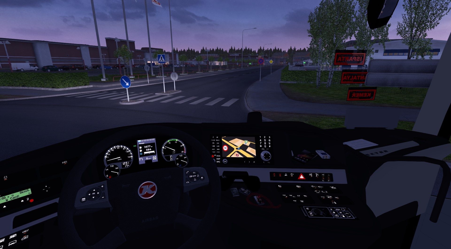 Euro Truck Simulator 2 SETRA S 519HD Otobüs Modu