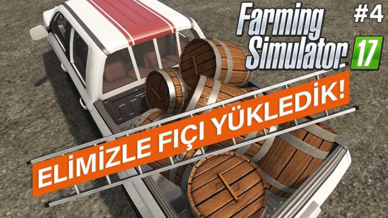 Farming Simulator 17 – ELİMİZLE FIÇI YÜKLEDİK! FORD F-150 PICK-UP 4. Bölüm [Video]