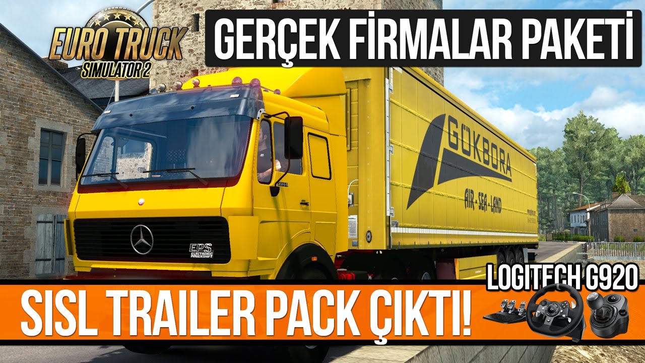 Euro Truck Simulator 2 SiSL Trailer Pack Yayımlandı! Simülasyon