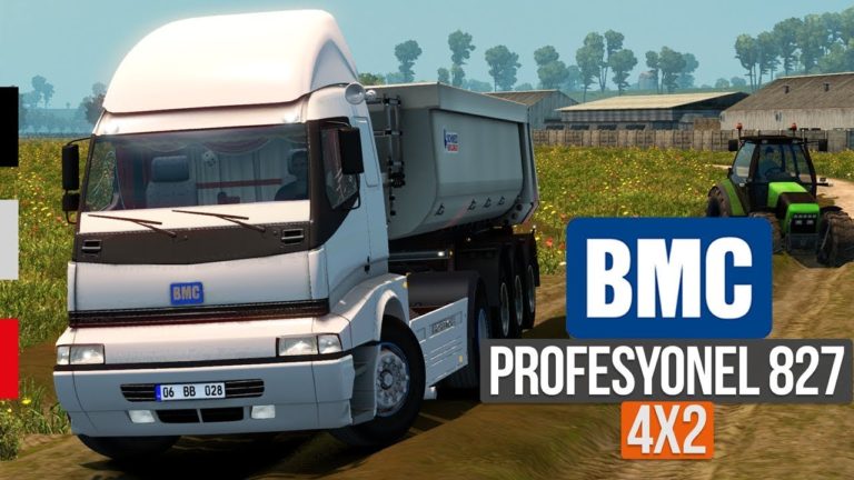 ETS 2’nin Çok Beklenen BMC Profesyonel 827 4×2 Modu [Video]