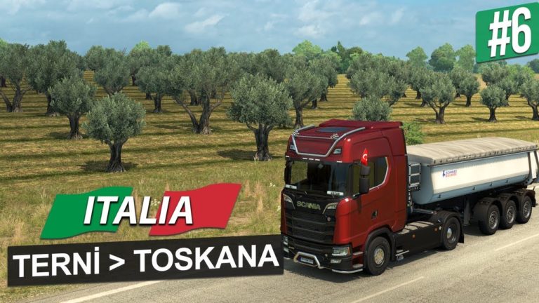 İtalya DLC – Terni’den Toskana’ya… – Euro Truck Simulator 2 [Video]