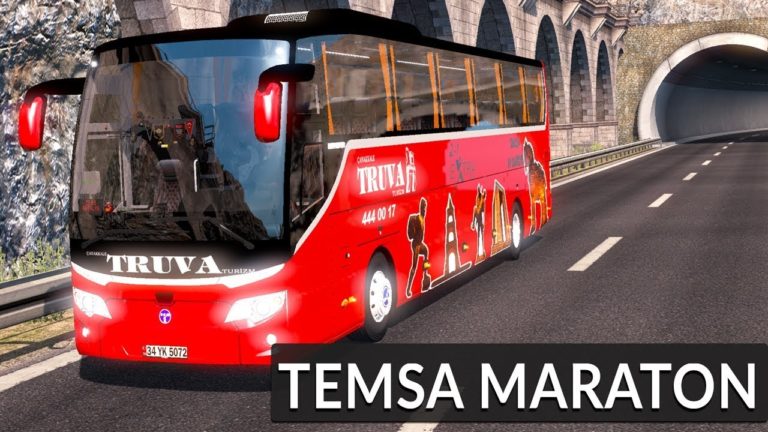 ETS 2 Temsa Maraton 2018 Otobüs Modu Simülasyon TÜRK Simülasyon