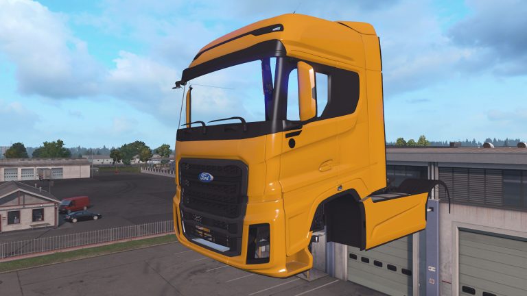 ETS 2 F-MAX mod projesinde çekici oyuna aktarılıyor