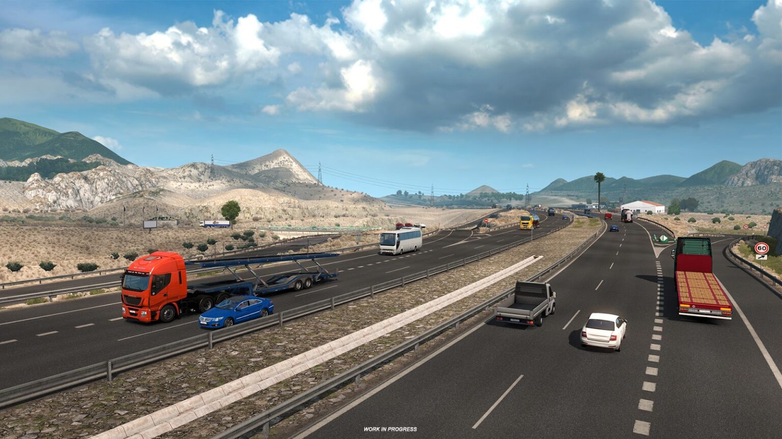 ETS 2 Iberia DLC'si için Tabernas Çölü Ekran Görüntüleri ve Western