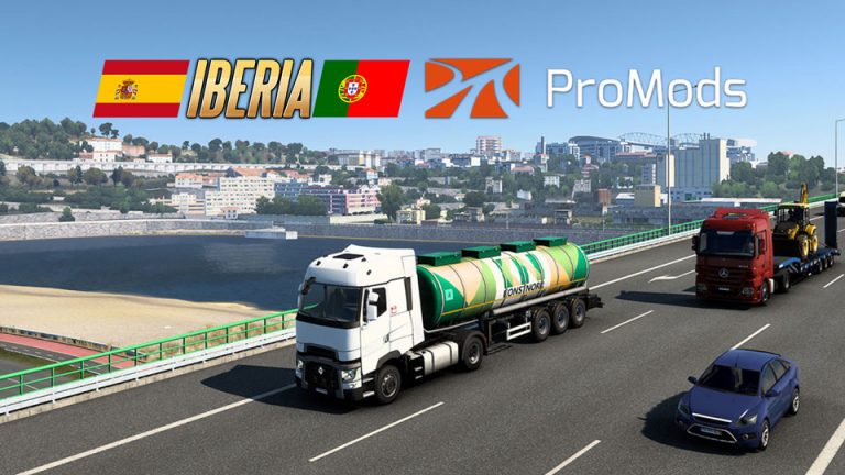 ETS 2 Iberia DLC’si ile uyumlu olan ProMods 2.55 sürümü yayınlandı