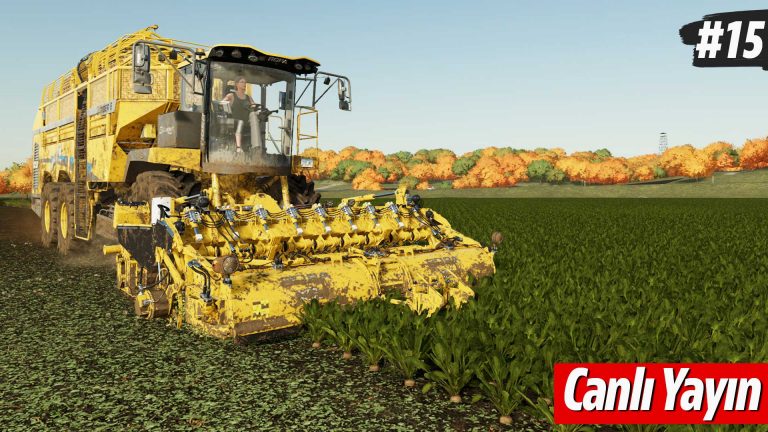 Farming Simulator 22 – Şeker Pancarı Hasadı, Elmcreek Oynanış 15. canlı yayın (video)