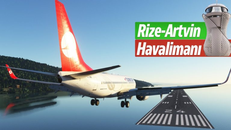 Rize-Artvin Havalimanı İlk İniş! PMDG 737 – Microsoft Flight Simulator (video)